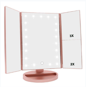Тройное зеркало с LED-подсветкой